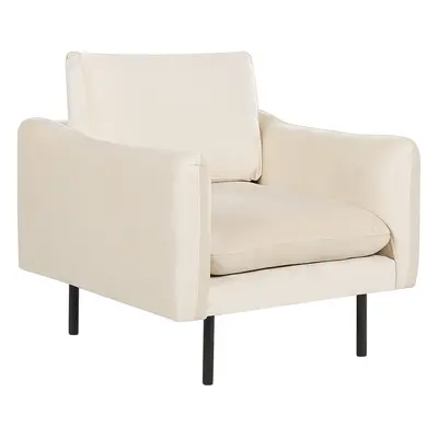 Armchair VINTERBRO Velvet Light Beige