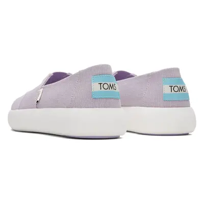 (Purple, (Adults')) TOMS Alpargata Mallow Jute Women's Purple Espadrilles