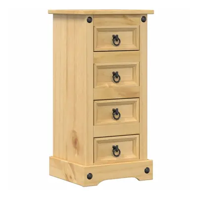 vidaXL Bedside Cabinet Nightstand Bed Side Table Bed Cabinet Solid Wood Pine