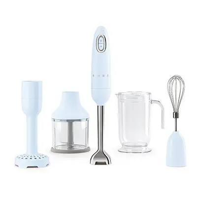 Smeg HBF02PBUS Hand Blender, Pastel Blue, One Size