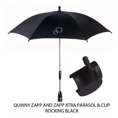 Quinny Parasol Rocking Black Clip fit Zapp/Xtra/Xtra not Quinny flex