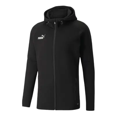 Men's sweatshirt Puma teamFINAL Casuals Hooded Jkt black 03