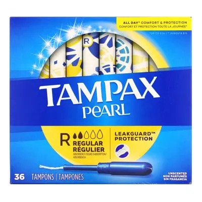 Pearl, Regular, Unscented, Tampons