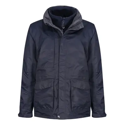 (M, Navy/Navy) Regatta Mens Benson III 3-in-1 Breathable Jacket