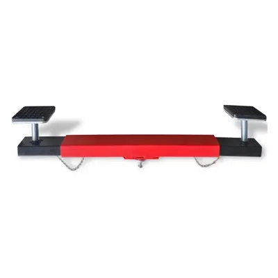 vidaXL Cross Beam Adapter Ton Red Easy Lifting Adjustable Garage Tool Steel