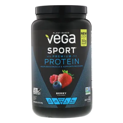 Vega, Sport, Premium Protein, Berry, 28.3 oz (801 g)