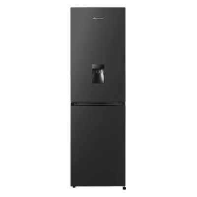 Fridgemaster 50/50 Total No Frost Fridge Freezer - Black - E Rated