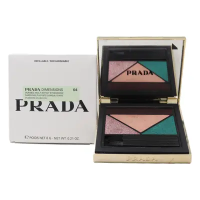 (04) Prada Dimensions Durable Multi-Effect Refillable Eyeshadow Palette 0.21oz New