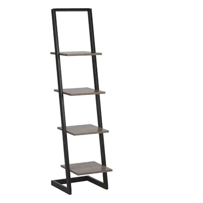 4 Tier Bookcase JOPLIN Black