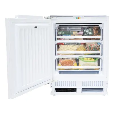 SIA RFU103/E Built In 105L White Integrated Under Counter Drawer Freezer