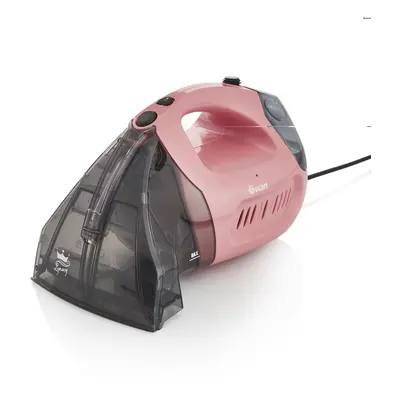 Swan Lynsey TVs Queen of Clean Handheld Carpet Cleaner in Pink, Large Capacity Water Tank, 500w 