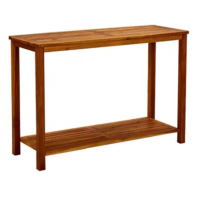 vidaXL Solid Acacia Wood Garden Console Table Outdoor Patio Wooden Side Table