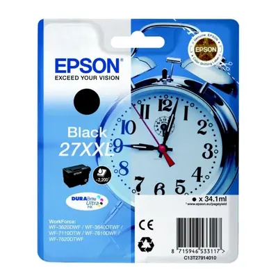 Epson C13T27914012 (27XXL) Ink cartridge black, 2.2K pages, 34ml