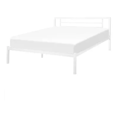 Bed Metal CUSSET x cm (EU King Size) White