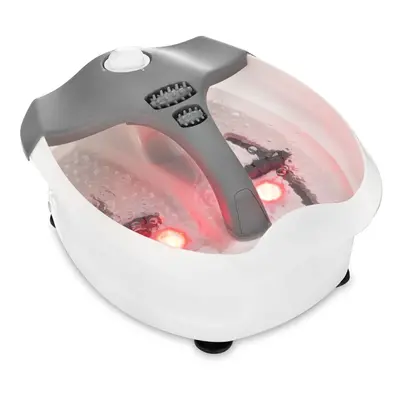 LIVIVO Deluxe Foot Spa Heated Multi-Function Soak with Infrared Sanitising Light, Effervescent B