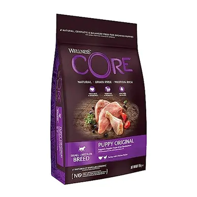 Wellness CORE Puppy Original, Dry Puppy Food, Puppy Food Dry for Small and Medium Sized Puppies,