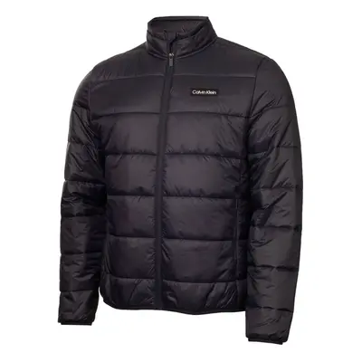 (L, Navy) Calvin Klein Mens Adventure Full Zip Packable Padded Jacket