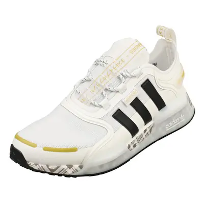 (7) adidas Nmd V3 Mens Fashion Trainers in White Black