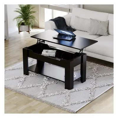 (Black) Vida Designs Home Living Room Lift Up Coffee Table