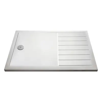 Premium Walk-In Shower Tray 1700mm x 700mm - White