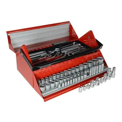 Teng TENTC187 TC187 Mega Rosso Tool Kit Set of 1/4 3/8 & 1/2in