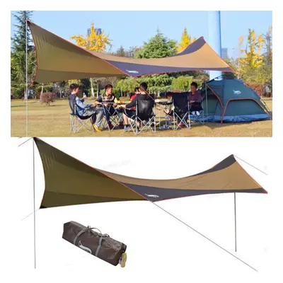 5-8 People Sun Shelter Set Waterproof Awnings Tent Beach Tent With Stand Pole Set for Outdoor Ca