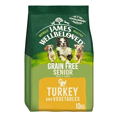 James Wellbeloved Complete Dry Grain Free Senior Dog Food Turkey and Vegetable, kg