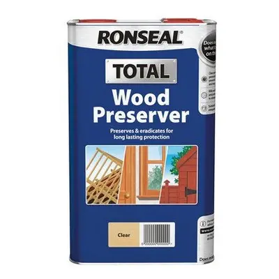 Ronseal Total Wood Preserver Clear Litre