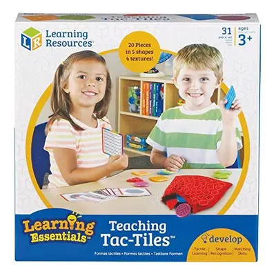 Learning Resources Teaching Tac-Tiles, Hands-on Learning, Ages 3+