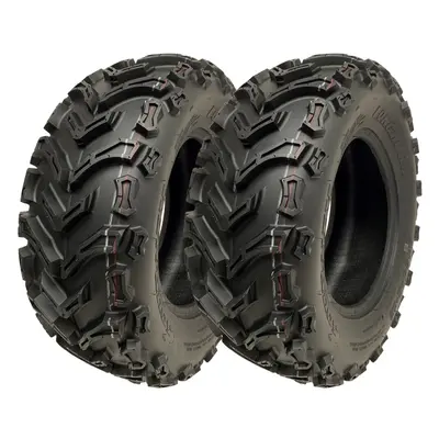 24x8.00-12 Quad ATV Tyres 6ply Wanda P3128 E-Marked Road Legal 40J (Set of 2)