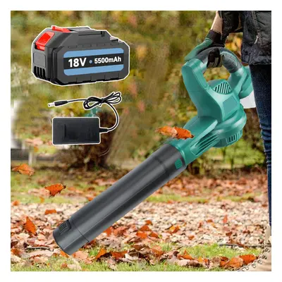 Power Cordless Leaf Blower+2x5.5A Battery+Charger-Makita Compatible