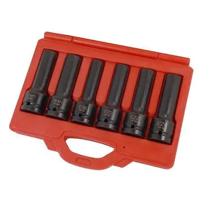 6 Piece Truck Impact E Socket Regular Socket Set 3/4 Dr (Genuine Neilsen CT2267)