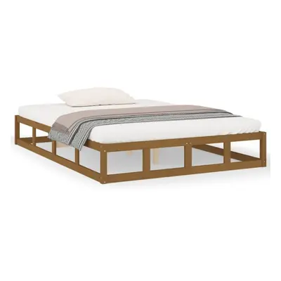 (honey brown, x cm) vidaXL Solid Wood Bed Frame Home Bedroom Bed Base Multi Colours Multi Sizes