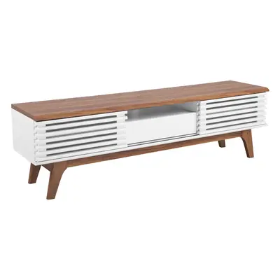 TV Stand DETROIT Brown/ White