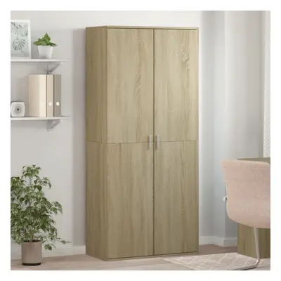 vidaXL Shoe Cabinet Sonoma Oak 80x39x178 cm Engineered Wood