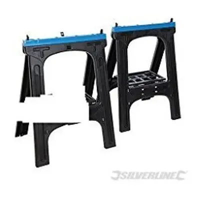 Silverline Saw Horse 2pk 200kg - Pack - saw horse silverline 200kg 2pk pack