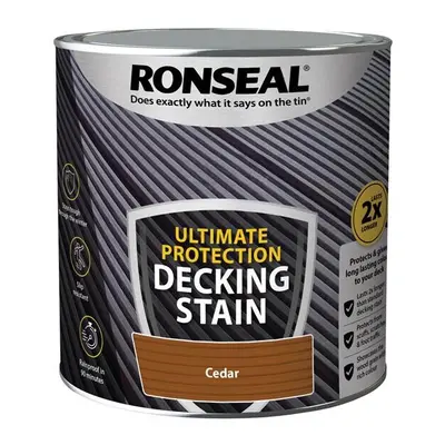 Ronseal Ultimate Protection Decking Stain Cedar 2.5 litre