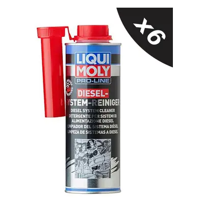 Liqui Moly Pro Line Diesel System Cleaner Diesel Fuel System Additive 6x500ml