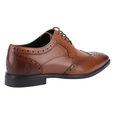 (Brown, (Adults')) Hush Puppies Elliot Leather Men's Tan Brogues Shoes