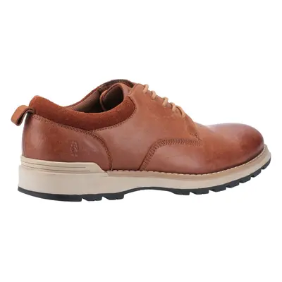 (Brown, (Adults')) Hush Puppies Dylan Leather And Suede Men's Tan Lace-Up Shoes