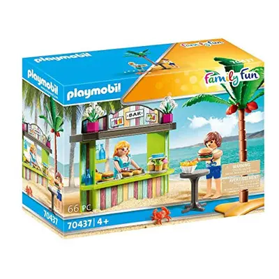 Playmobil Family Fun Beach Hotel Beach Snack Bar, for Children Ages 4+