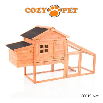 Chicken Coop Cozy Pet Deluxe Hen House Poultry Ark Rabbit Hutch Run Coup CC01S-N