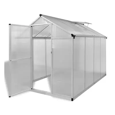 Reinforced Aluminium Greenhouse with Base Frame 4.6 m2