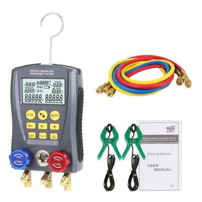 Pressure Gauge Refrigeration Digital Vacuum Manifold Tester Heating Ventilation And Air Conditio