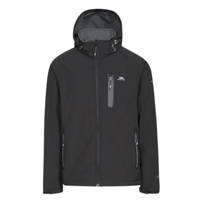 (XL, Black) Trespass Mens Softshell Jacket Accelerato