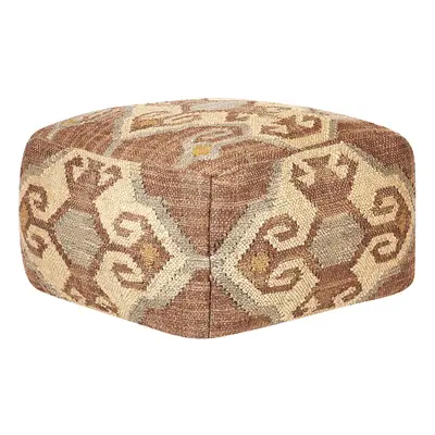 Jute Pouffe Multicolour URPAD