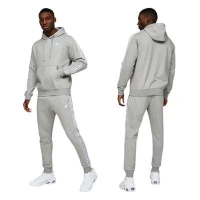 (Full Tracksuit, X-Large) Nike Aries Club Tape Mens Tracksuit In Grey