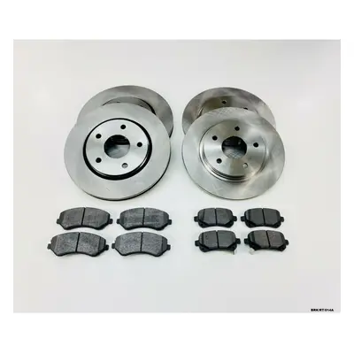 Front & Rear Discs & Pads for Chrysler Voyager / Journey BRK/RT/014A