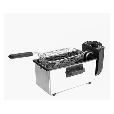 220-240V 2000W Electric Deep Fryer Single Tank Frying Pot Basket Strainer Machine Cooking Tools