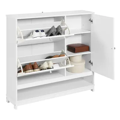 SoBuy FSR114-W, Hallway Shoe Cabinet Shoe Rack Shoe Storage